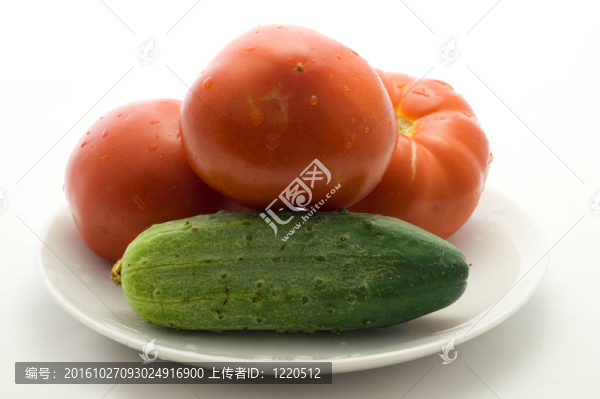西紅柿和黃瓜