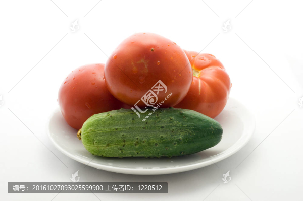 西紅柿和黃瓜