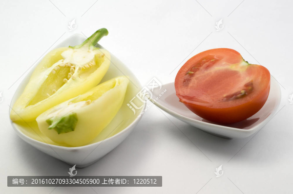 甜辣椒和西紅柿