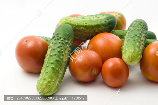 西紅柿和黃瓜