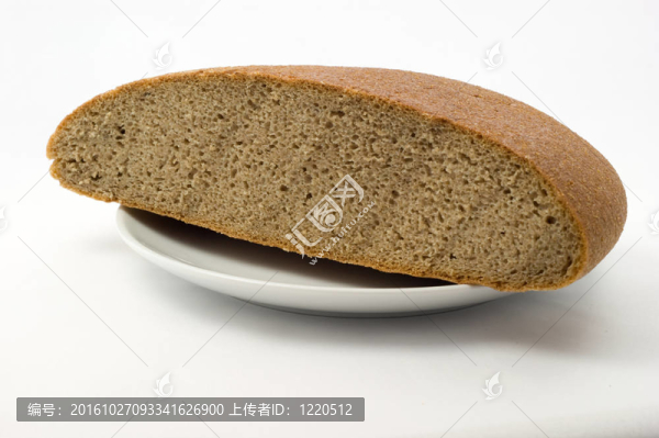 盤(pán)子上的面包