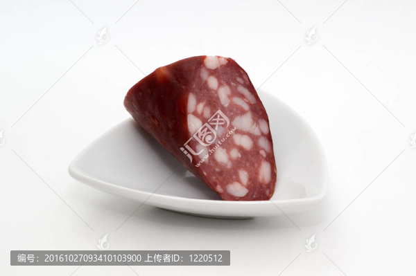盤子上的香腸