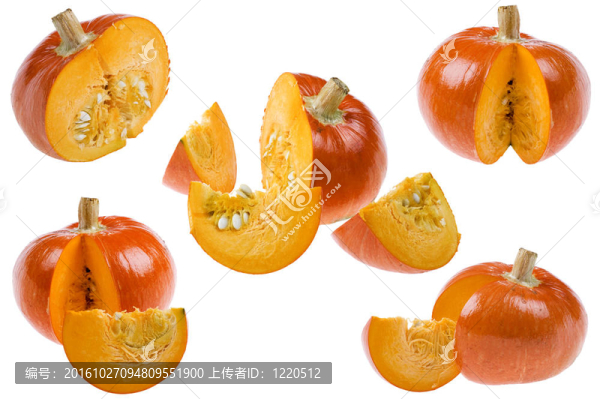 白色的成熟南瓜