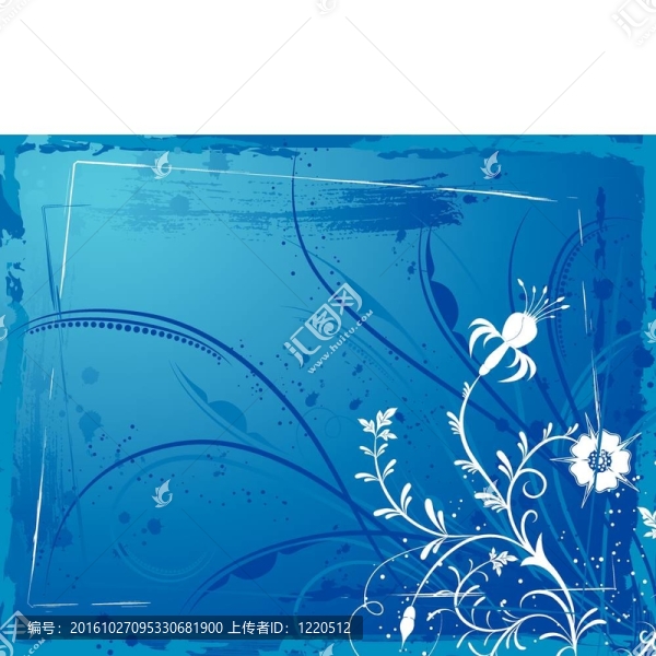 摘要花框
