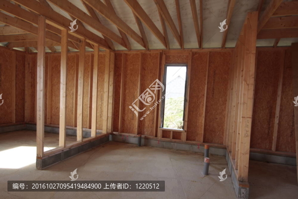 木結(jié)構(gòu)建筑的一部分