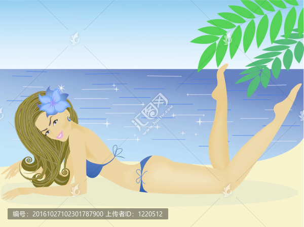 海灘上的女孩（3）.jpg