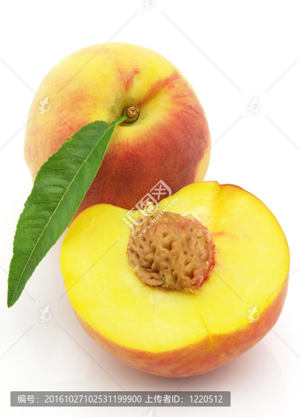 成熟的桃子