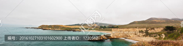 座灣盡收眼底；蒙大納de,Oro州立公園；Cal