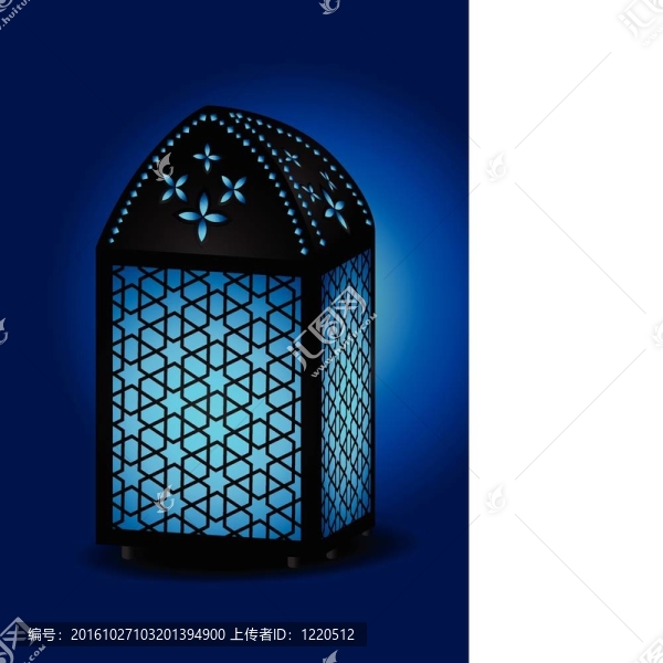 美麗的燈籠ramad伊斯蘭