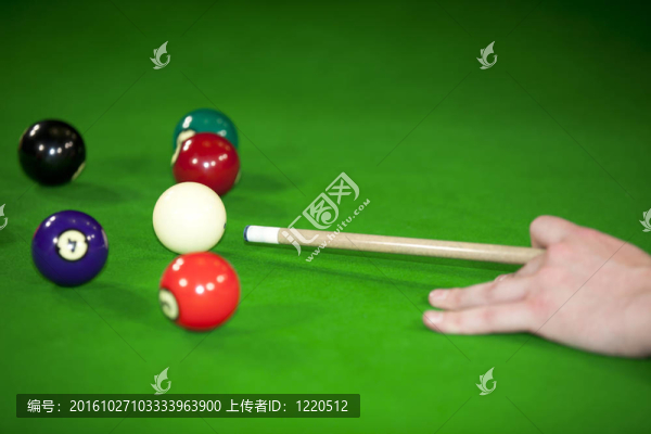 臺(tái)球游戲的情況