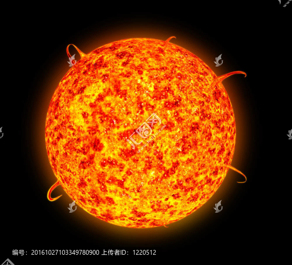 黑子和太陽耀斑活動圖解