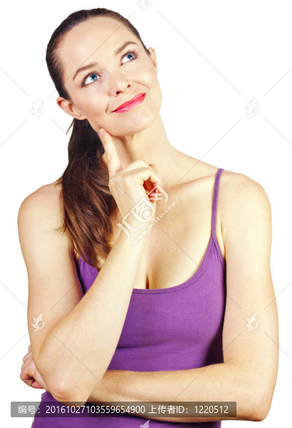 美麗的體貼的年輕女人