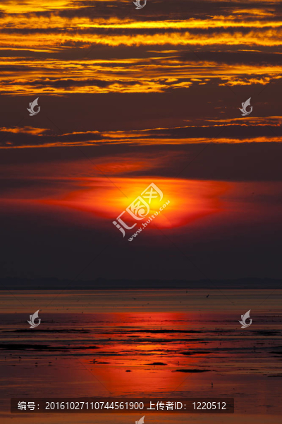 美麗的夕陽(yáng)紅