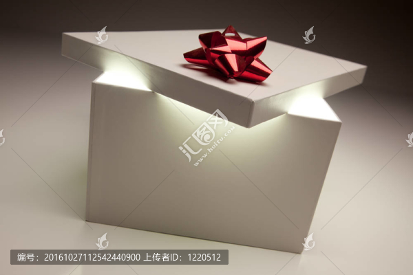 紅弓禮品盒蓋顯示非常明亮的內(nèi)容
