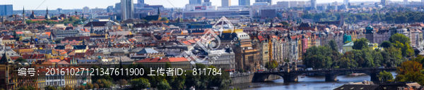 歐洲捷克布拉格寬幅圖
