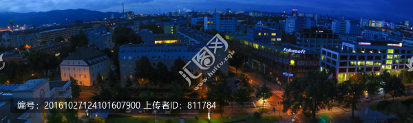 歐洲奧地利全景圖林茨