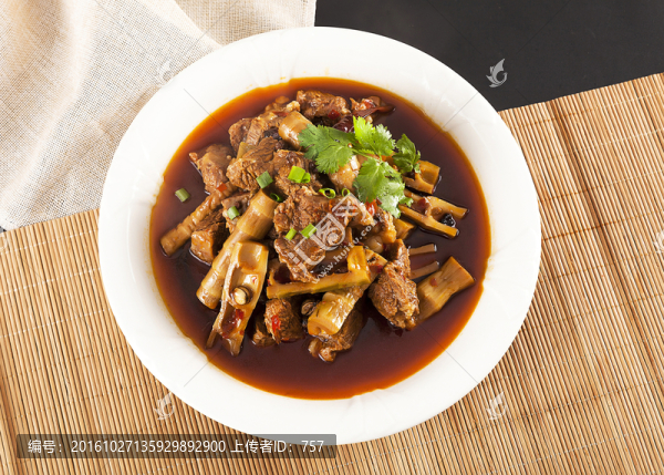 燒牛肉,局部