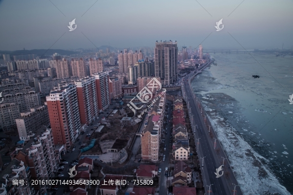 城市冬景