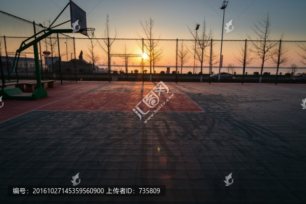 球場夕陽