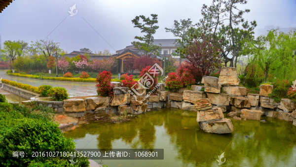 雨中園林