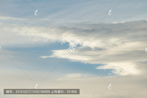 藍天白云