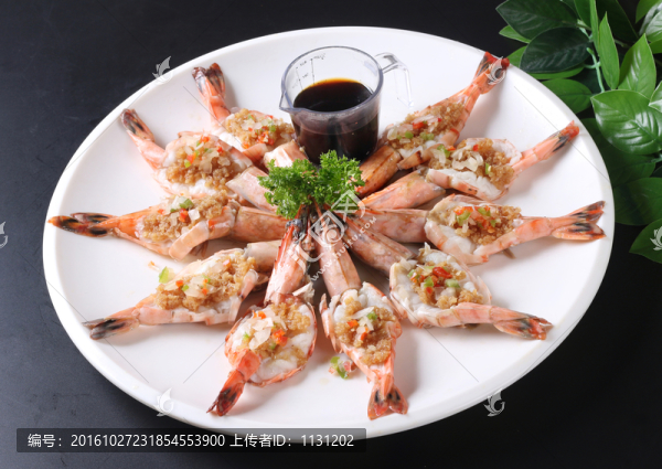 豉汁蒜茸開背蝦