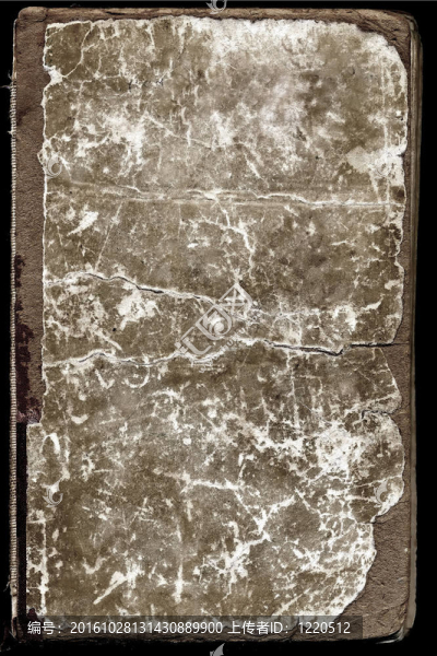 封面黑色背景的舊書