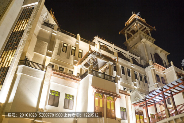傳統(tǒng)馬來西亞夜間建筑