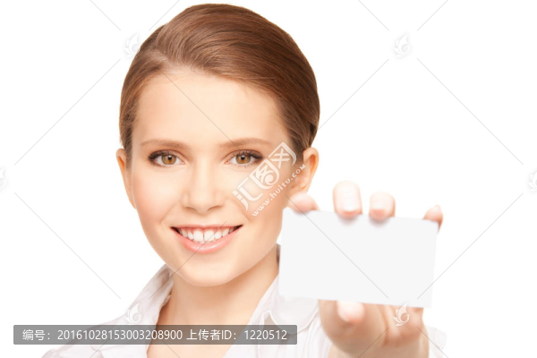 帶名片的女人