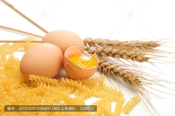 雞蛋；意大利面和小麥