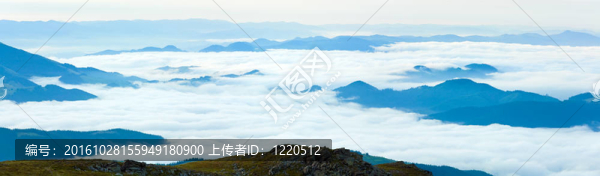 夏季云霧山全景圖