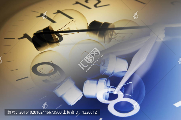 燈泡和時(shí)鐘