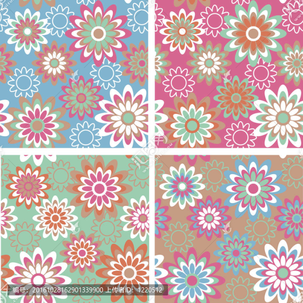 花pattern_spring