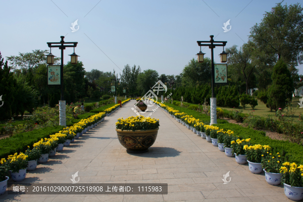 園林秋景