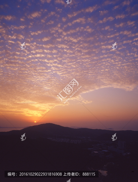 太湖邊,大浮日出