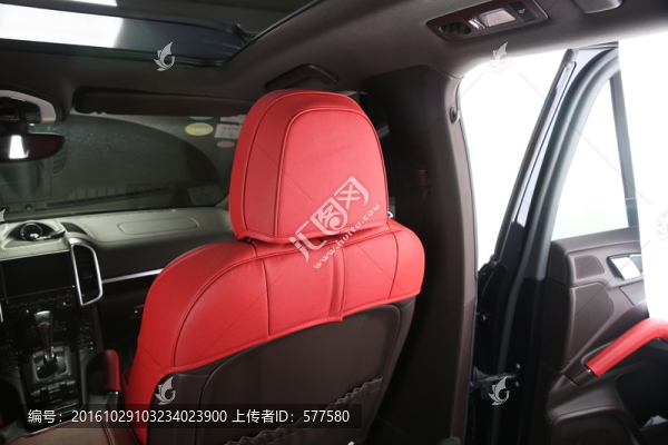 保時捷前座后背