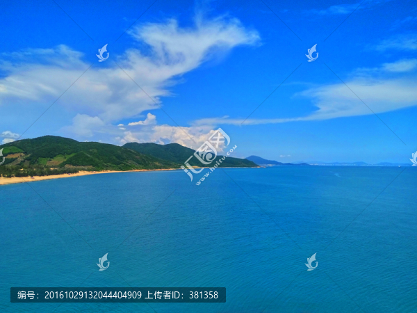 海南三亞海景藍天海灘海邊海島