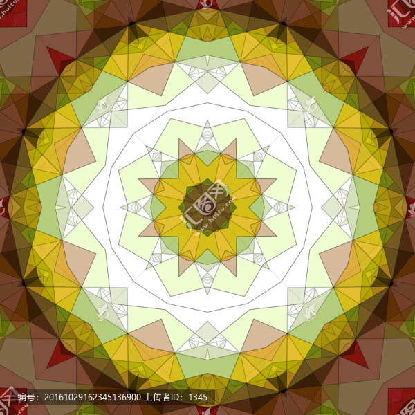 染色玻璃花紋