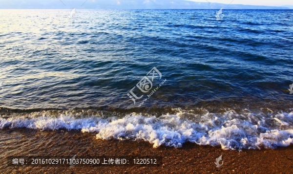 暮光.貝加爾湖。