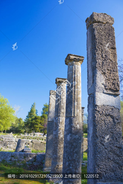 古代奧運(yùn)會遺址；希臘