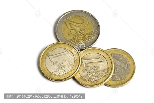 白色歐元硬幣