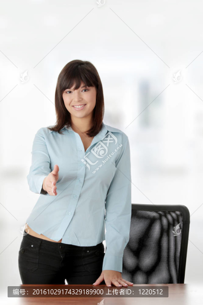 青年商業(yè)女性肖像