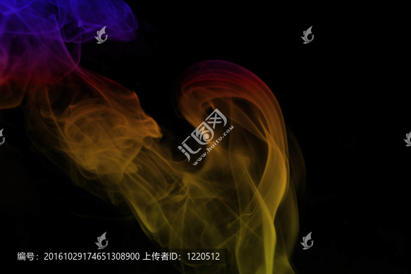 彩色煙霧