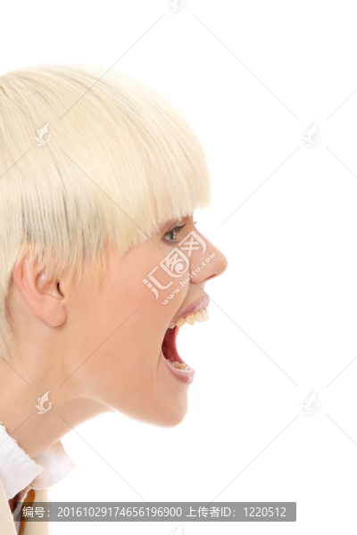 年輕的商業(yè)女人喊