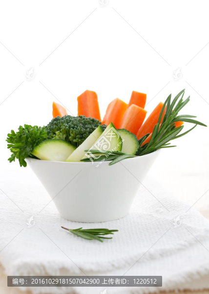 蔬菜在碗