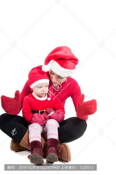 Santa母女在工作室
