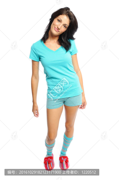 迷人的年輕的西班牙裔婦女