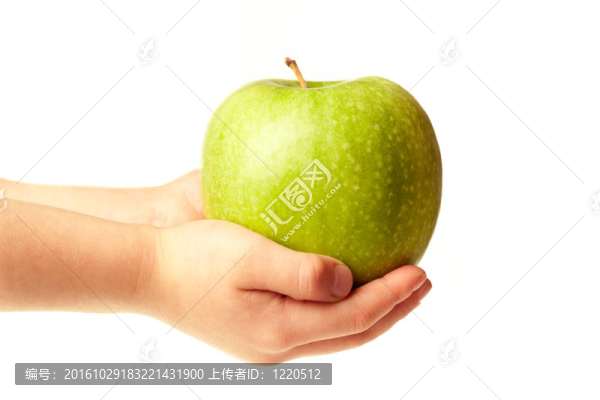 手上的蘋果