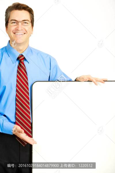 微笑的商人