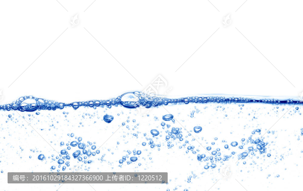 水與泡沫